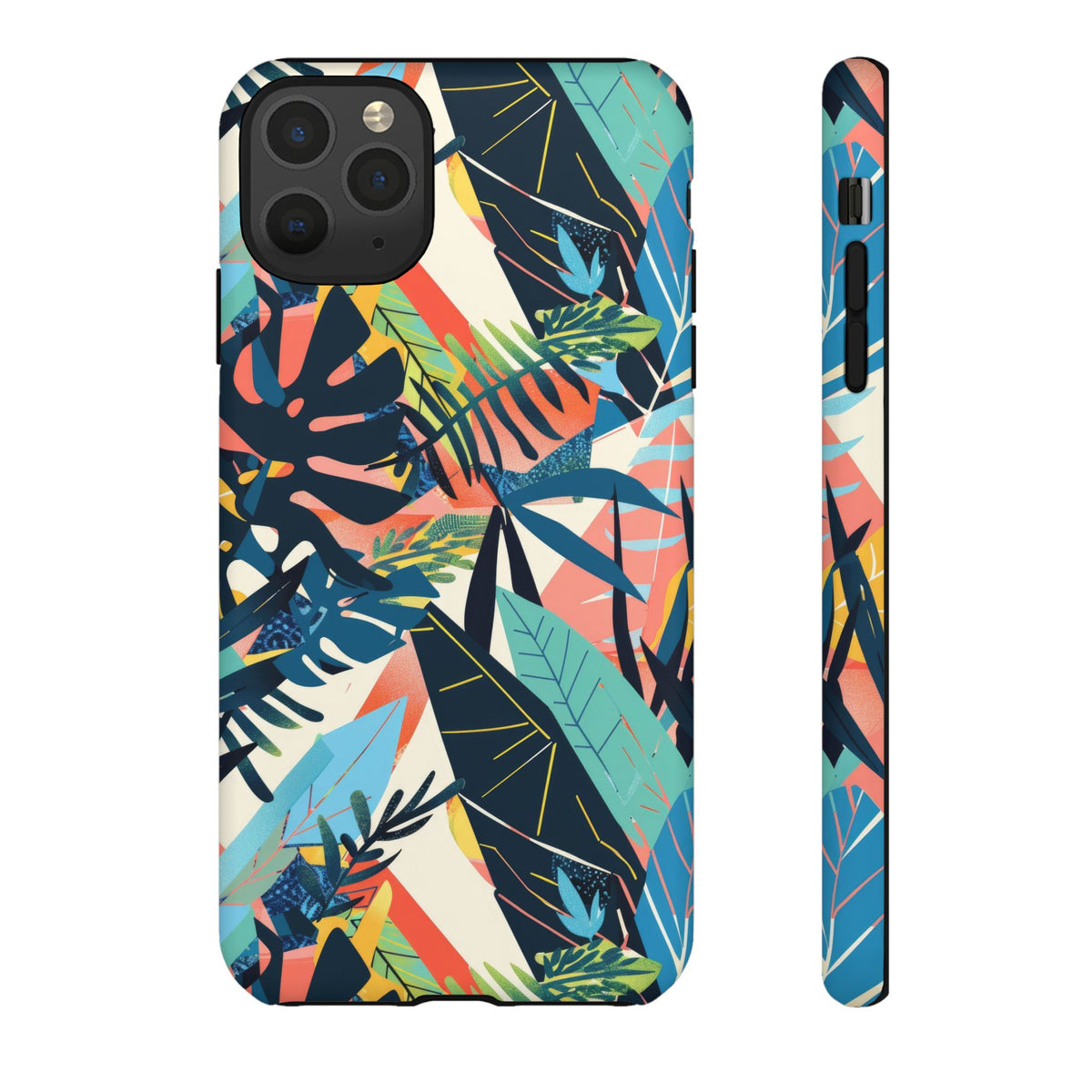 Jungle Collage Phone Case – Vibrant & Durable