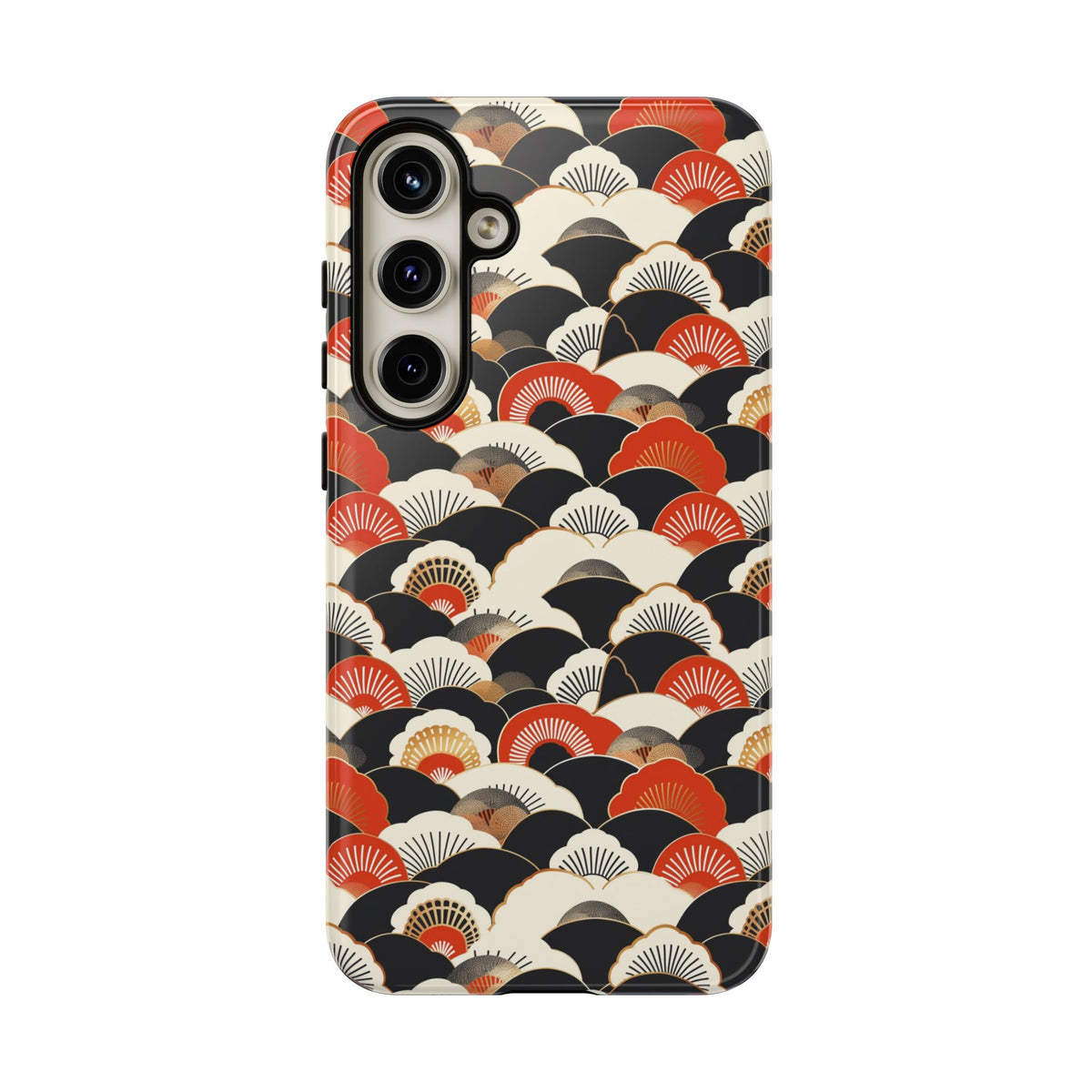 Japanese Pattern Phone Case – Elegant & Timeless Design for Your Phone 080