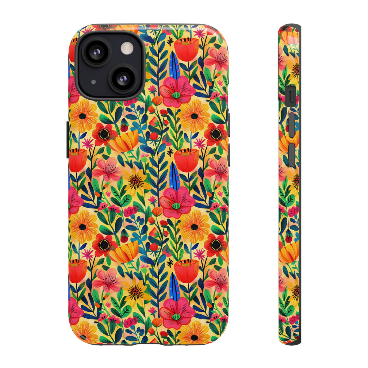 Frida Kahlo's Flower Phone Case – Artistic Elegance for Your Phone 7