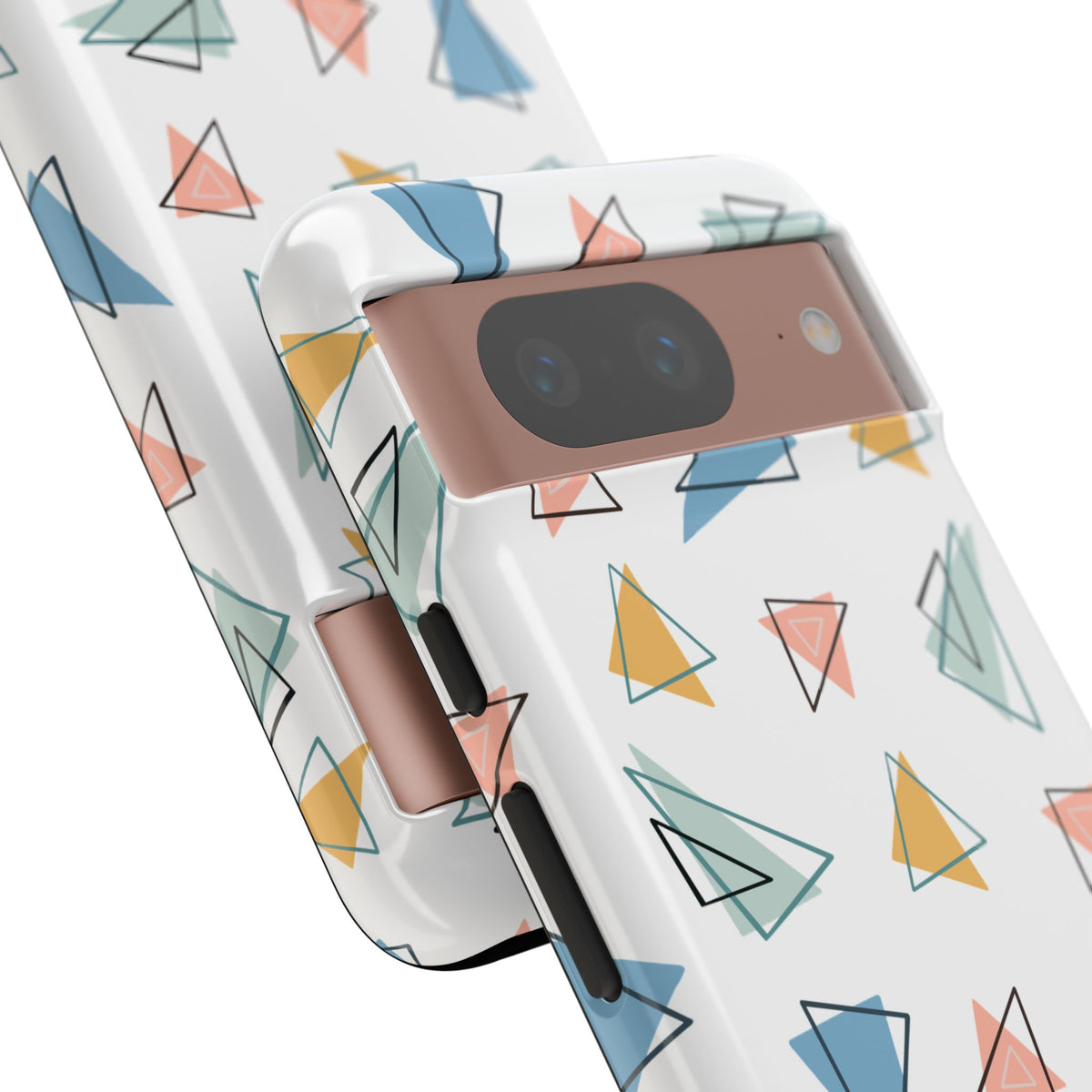 Triangle Pattern Phone Case – Modern & Durable Geometric Design