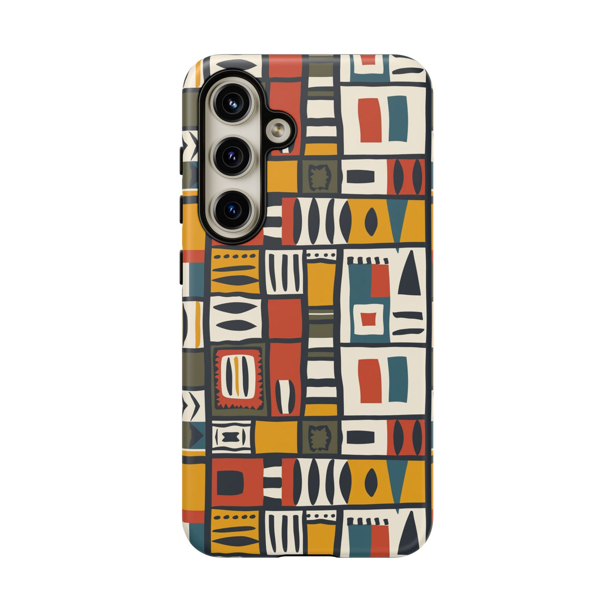 Stylish African Pattern Phone Case – Unique and Vibrant Protection 013