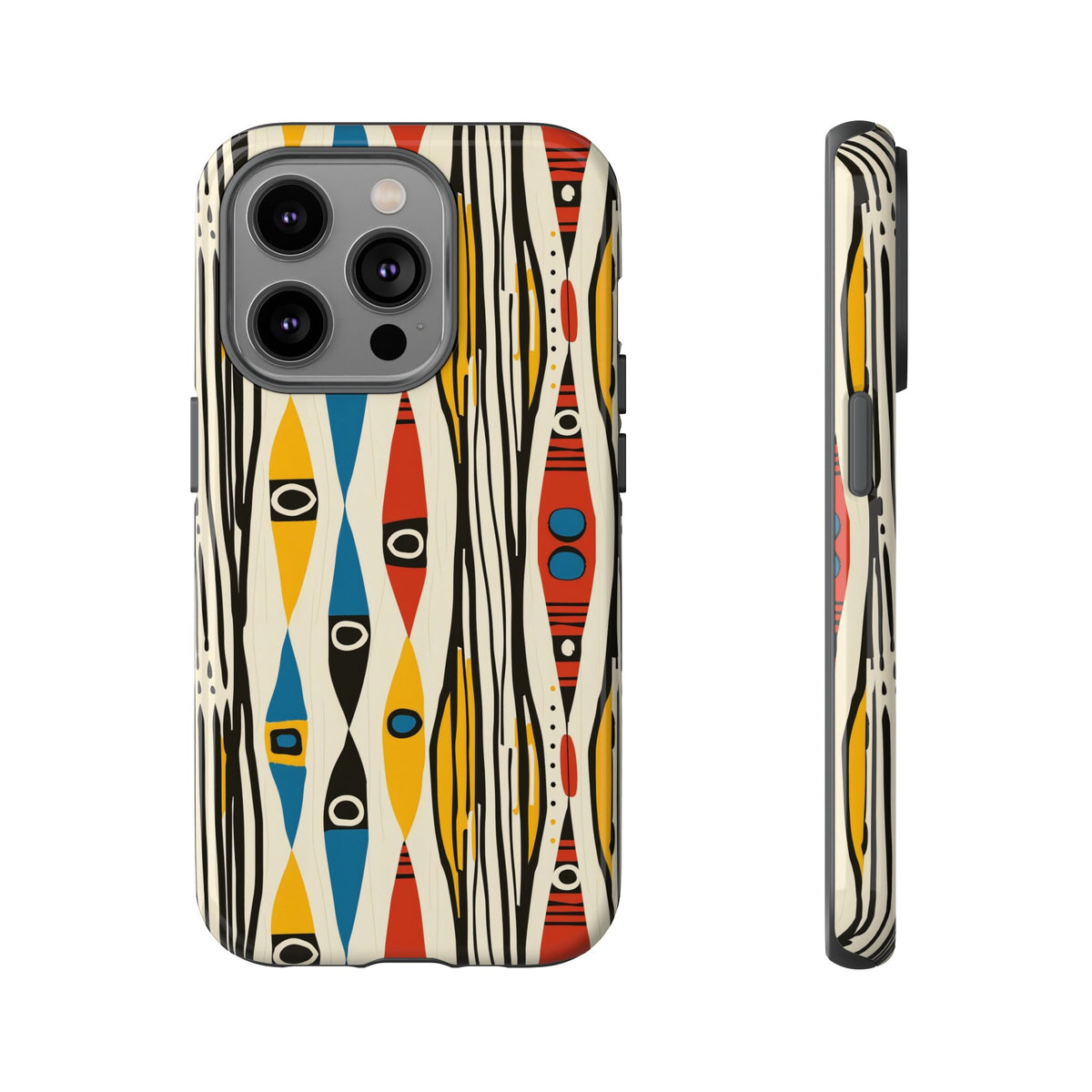 Stylish African Pattern Phone Case – Unique and Vibrant Protection 202