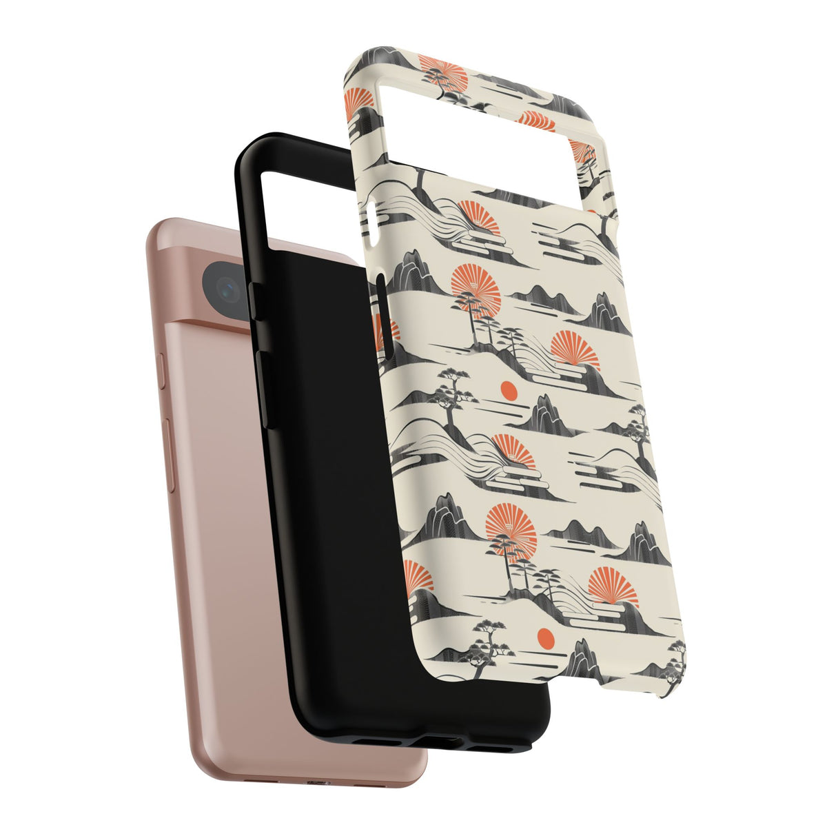 Japanese Pattern Phone Case – Elegant & Timeless Design for Your Phone 022