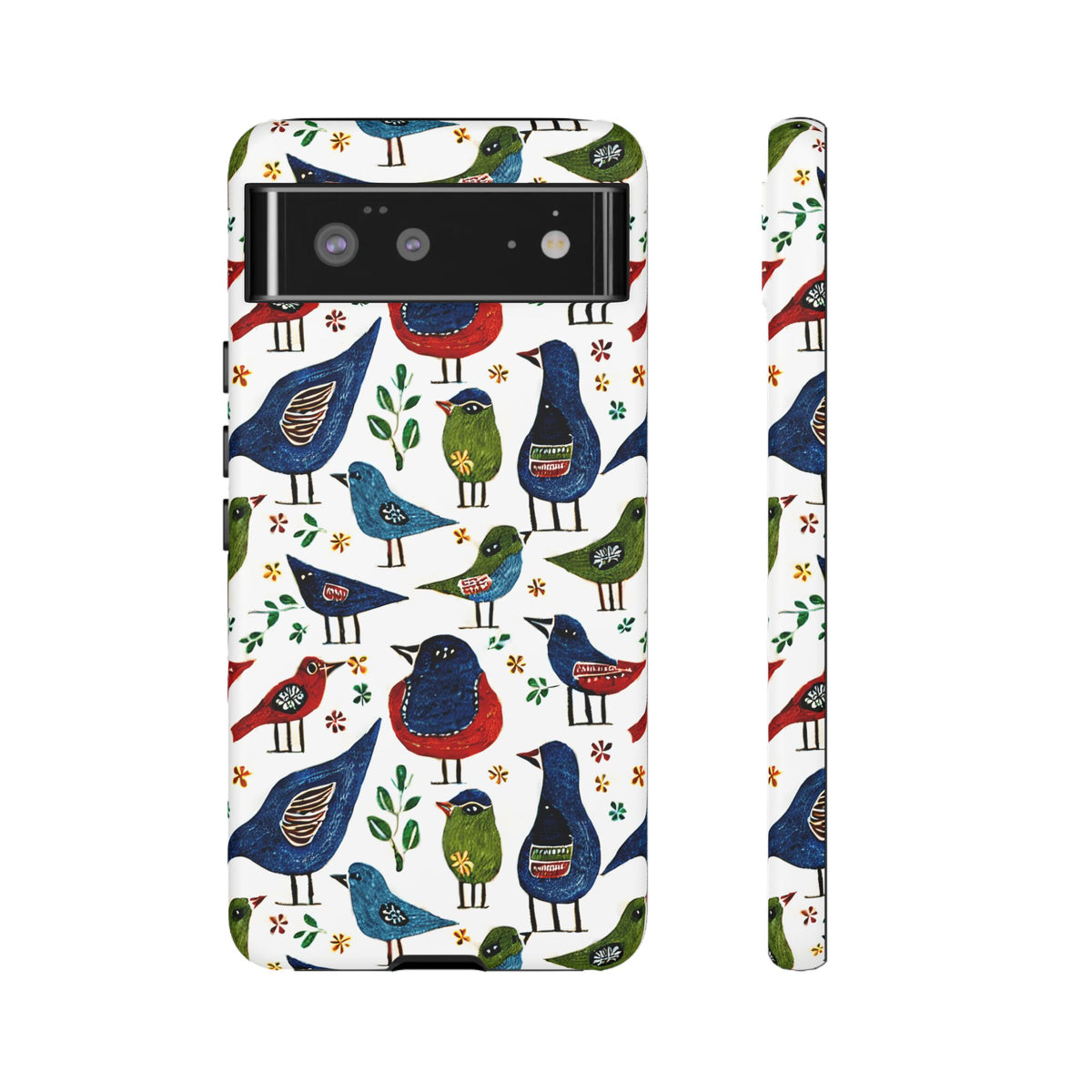 Birds Seamless Pattern Phone Case – Elegant and Timeless Avian Design 12