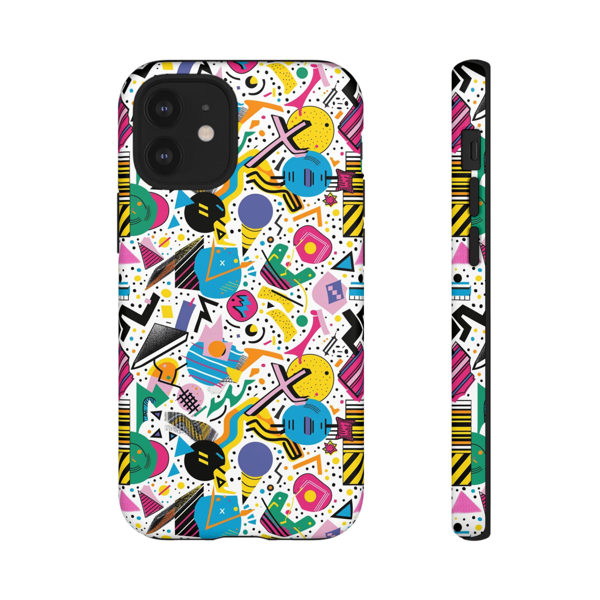 90s Themed Seamless Pattern Phone Case – Embrace Retro Style and Protection 225