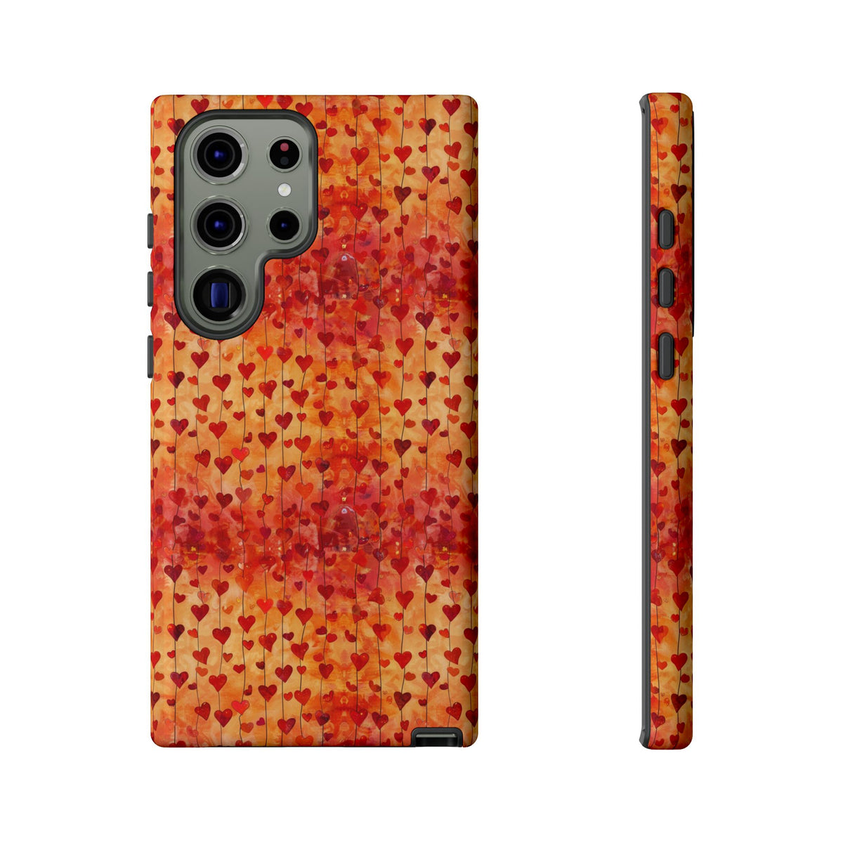 Heart Pattern Phone Case – Stylish & Loving Design for Your Device 827