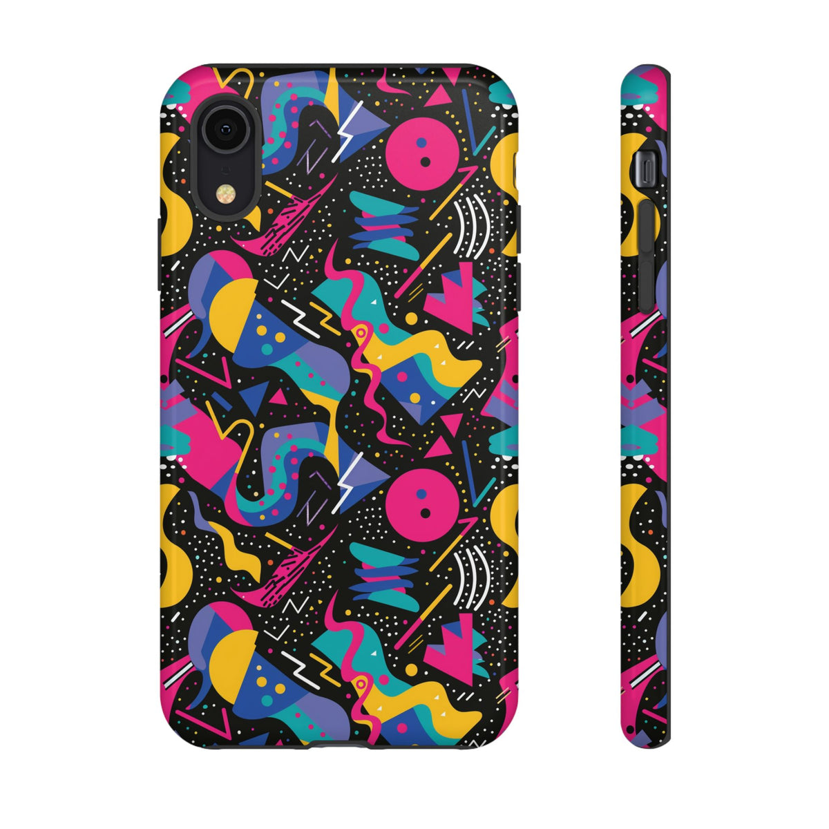 90s Themed Seamless Pattern Phone Case – Embrace Retro Style and Protection 302