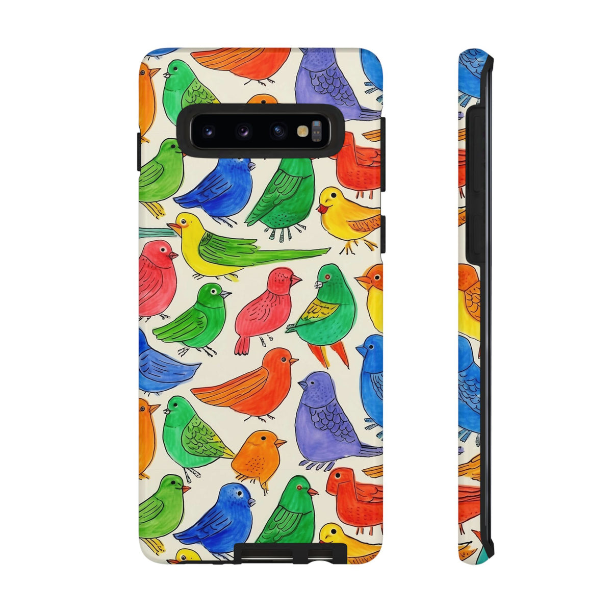 Birds Seamless Pattern Phone Case – Elegant and Timeless Avian Design 2