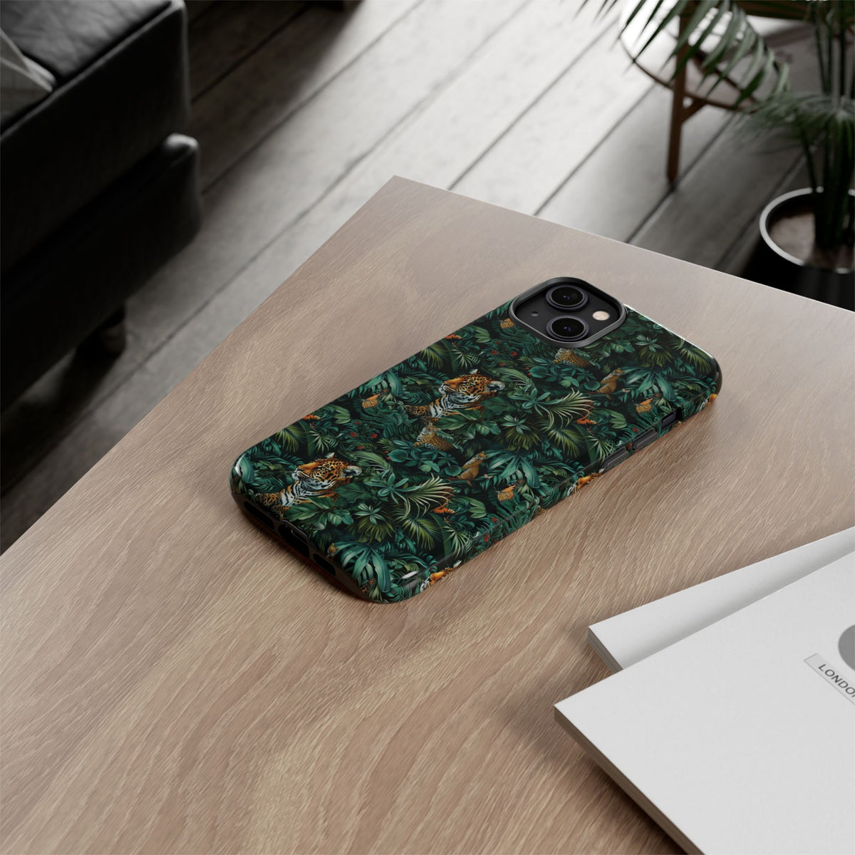 Jungle Pattern Phone Case – Exotic & Lush Design for Your Phone 326