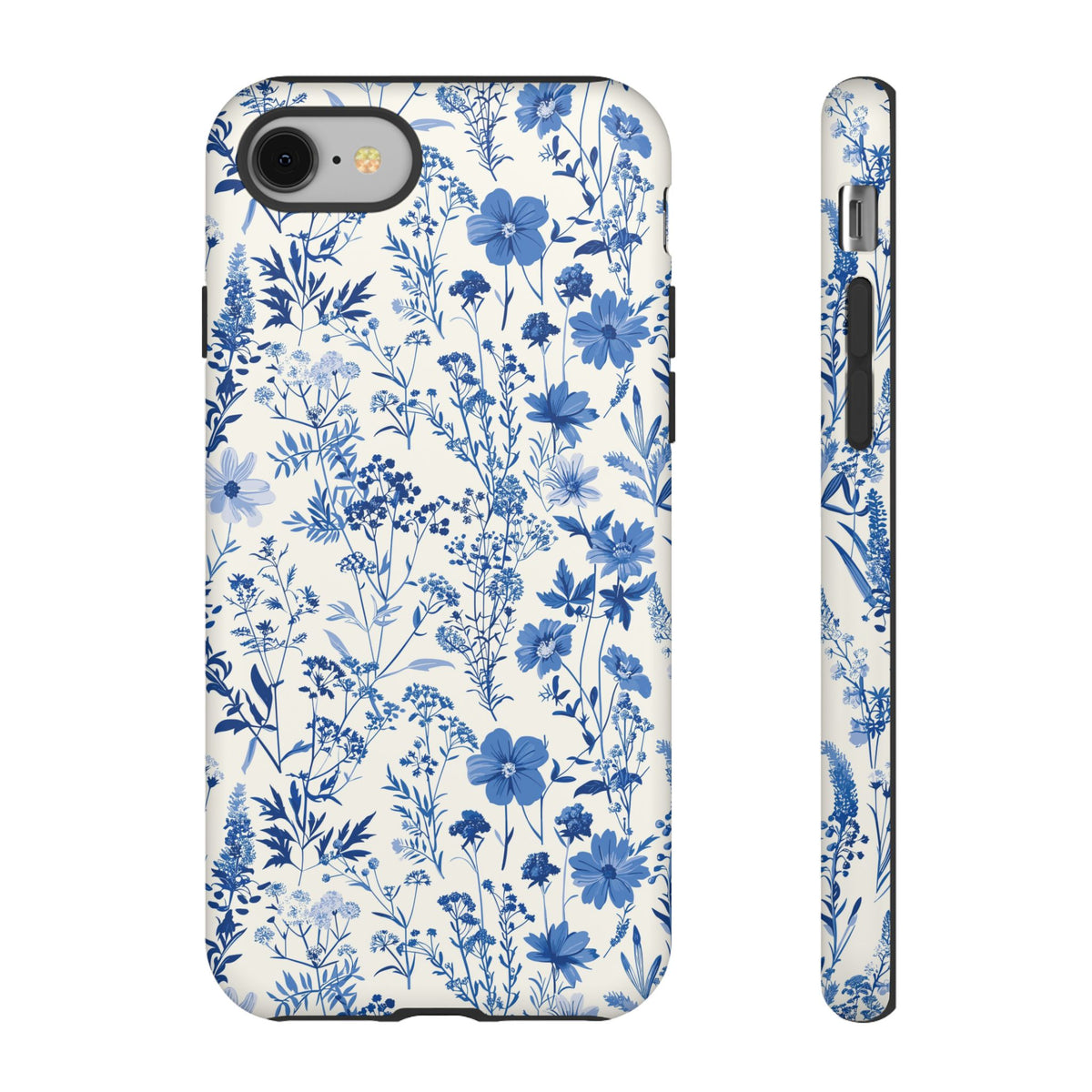 Blue French Toile Phone Case – Timeless Elegance and Classic Style