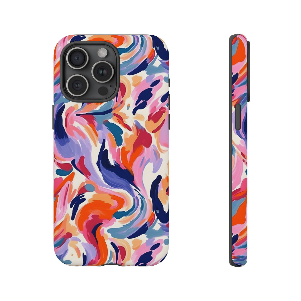 Abstract Painting Design Phone Case – Modern Art-Inspired Phone Cover 3