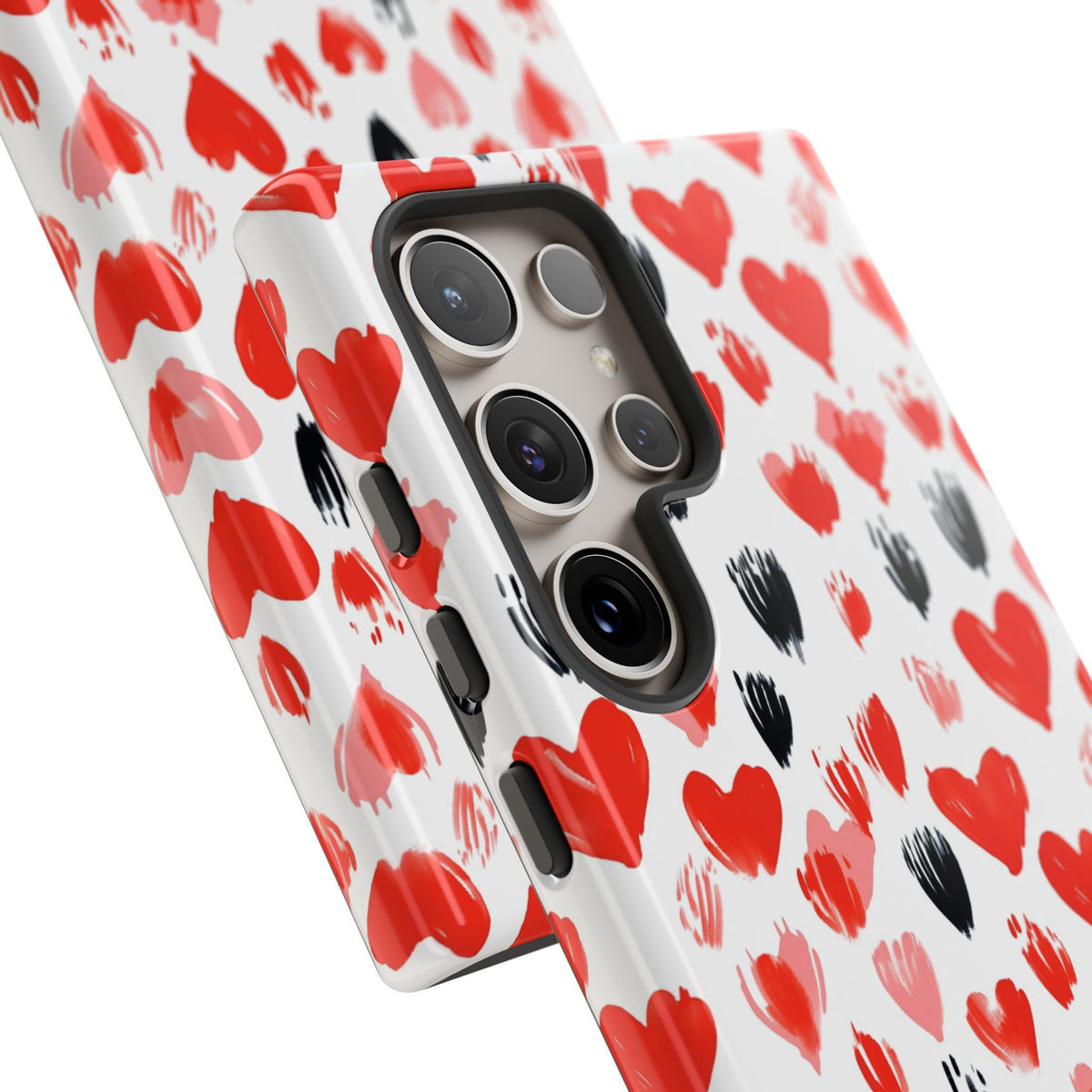 Heart Pattern Phone Case – Stylish & Loving Design for Your Device 366