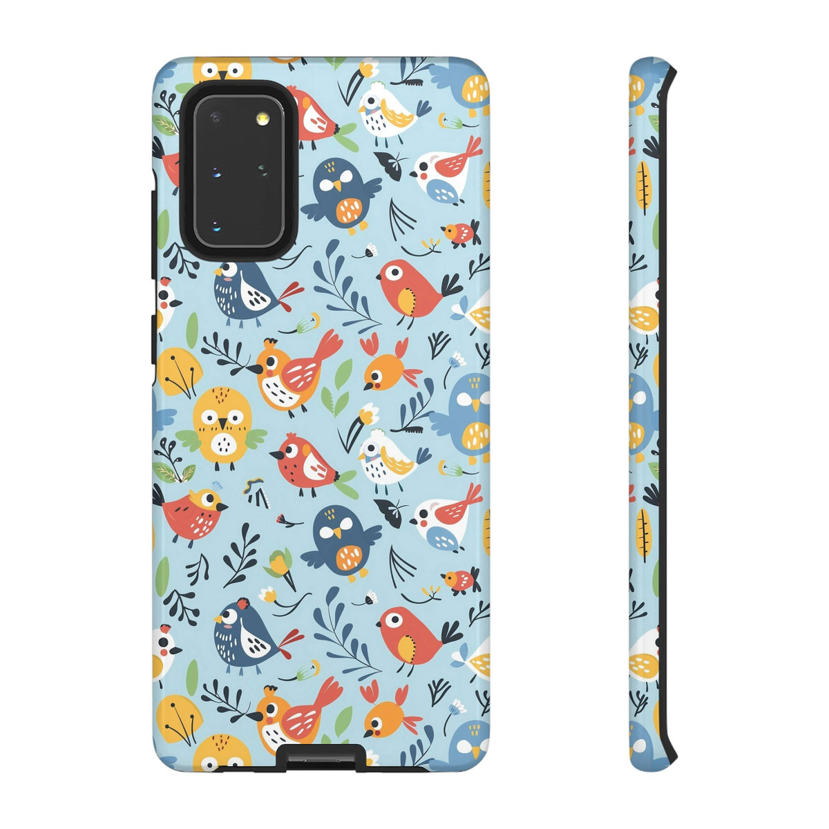 Birds Seamless Pattern Phone Case – Elegant and Timeless Avian Design 7