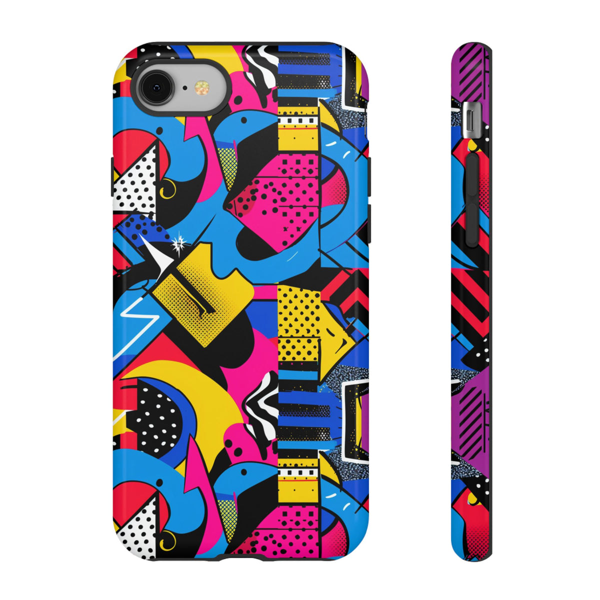 Retro 80s Seamless Phone Case – Vintage Style Meets Modern Protection