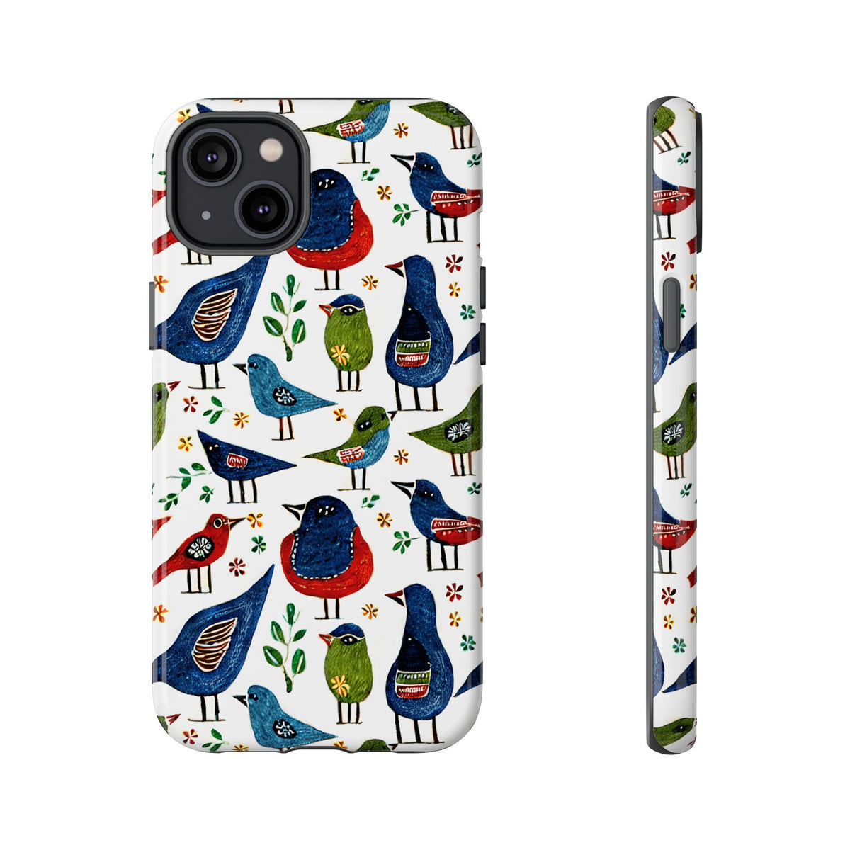 Birds Seamless Pattern Phone Case – Elegant and Timeless Avian Design 12