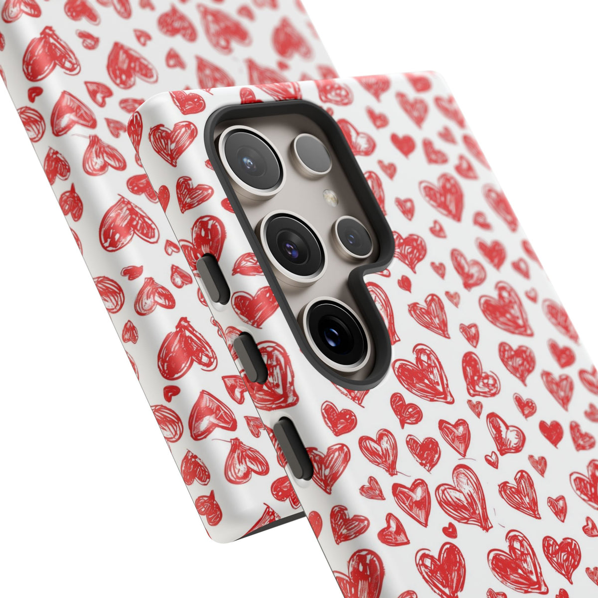 Heart Pattern Phone Case – Stylish & Loving Design for Your Device 814