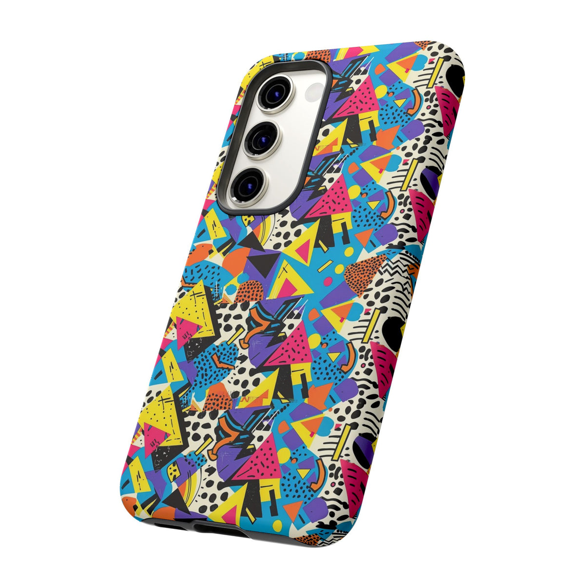 90s Themed Seamless Pattern Phone Case – Embrace Retro Style and Protection 231