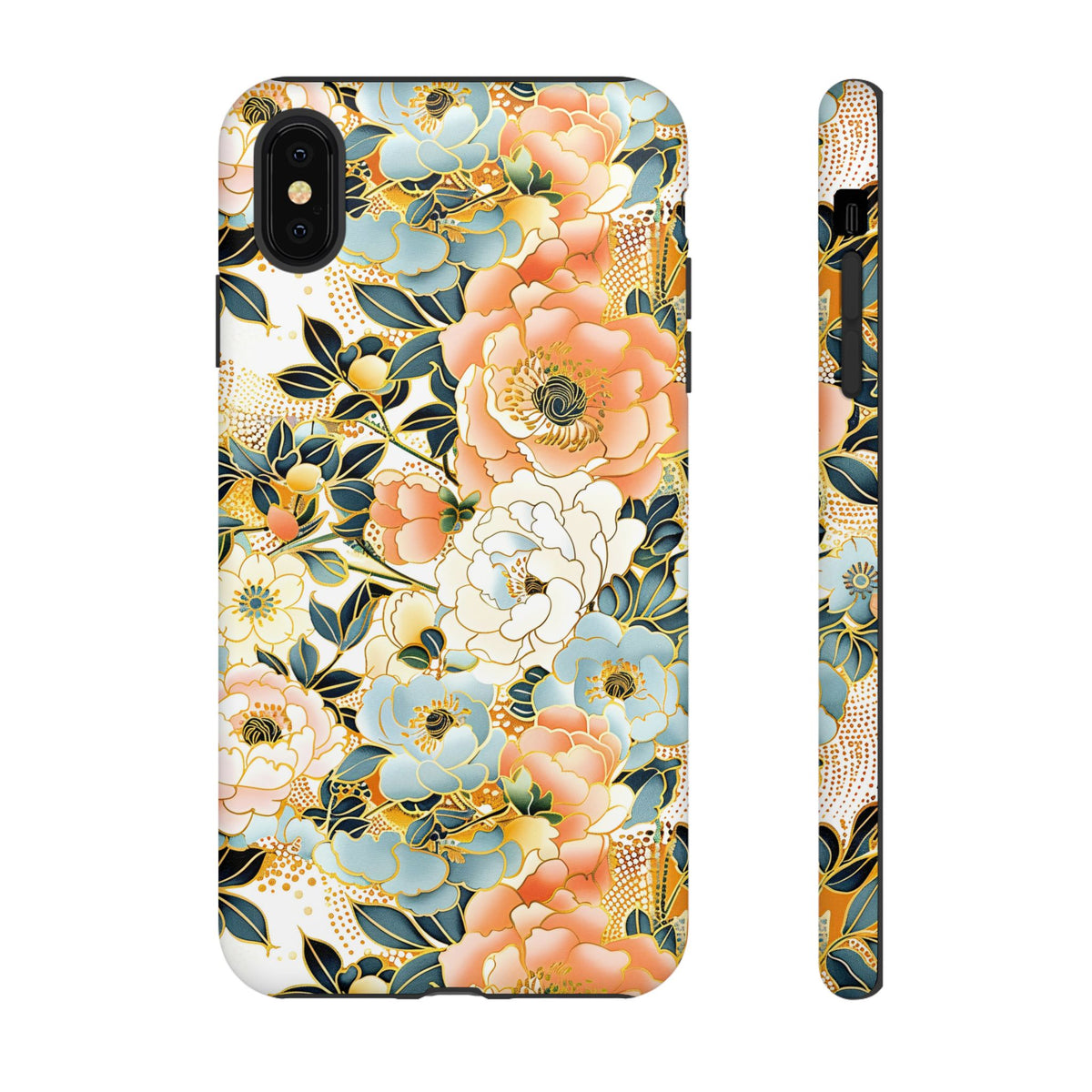 Japanese Blossom Asian Floral Design Phone Case – Elegant Floral Phone Cover 5