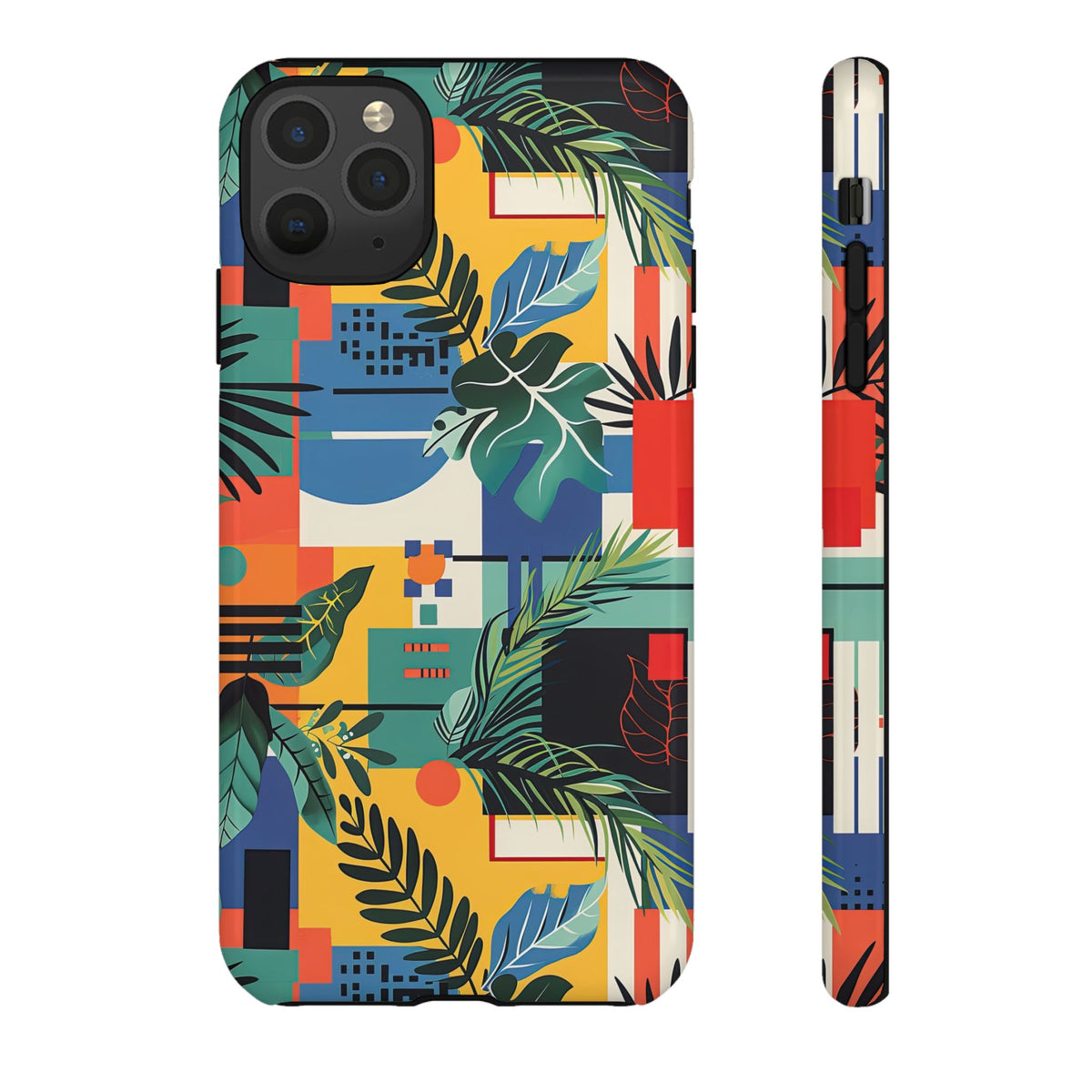 Jungle Collage Phone Case – Vibrant & Durable Nature-Inspired Protection