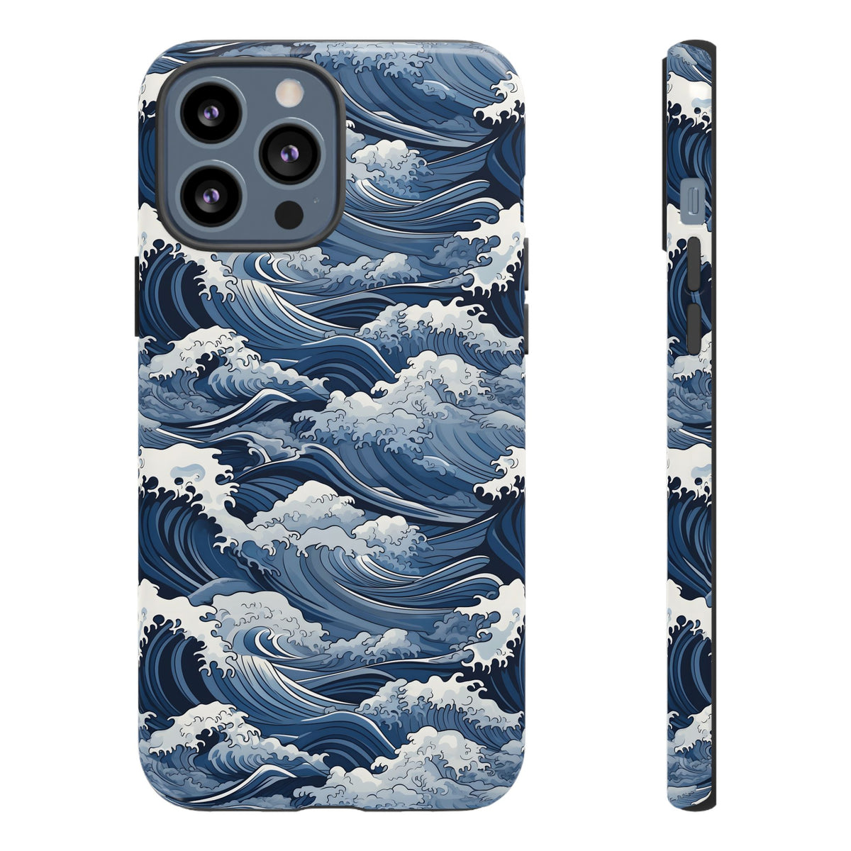 Japanese Waves Phone Case – Embrace Timeless Elegance with Classic Design