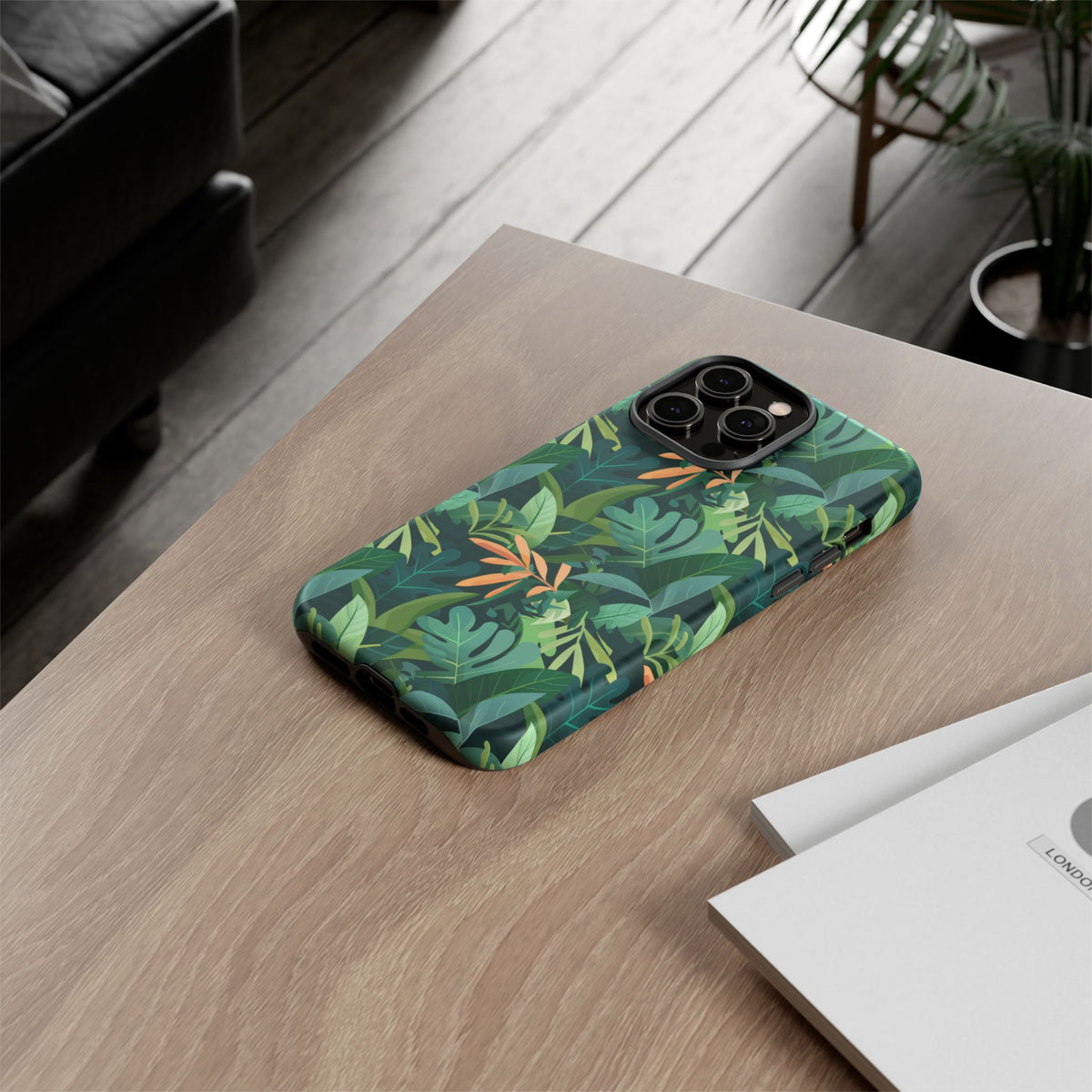 Jungle Pattern Phone Case – Exotic & Lush Design for Your Phone 341