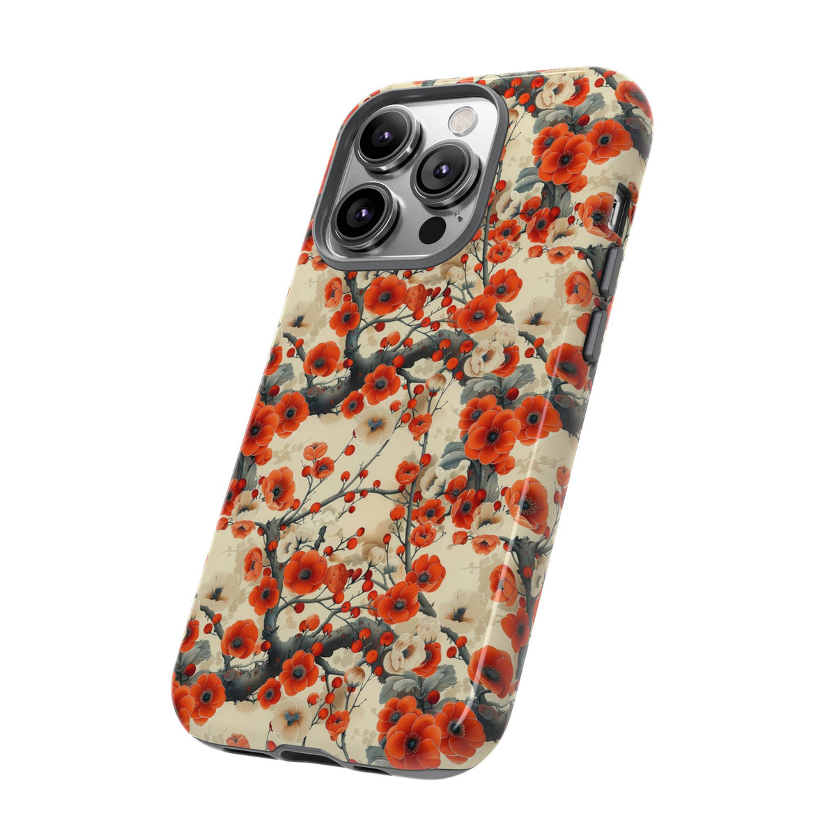 Japanese Pattern Phone Case – Elegant & Timeless Design for Your Phone 084