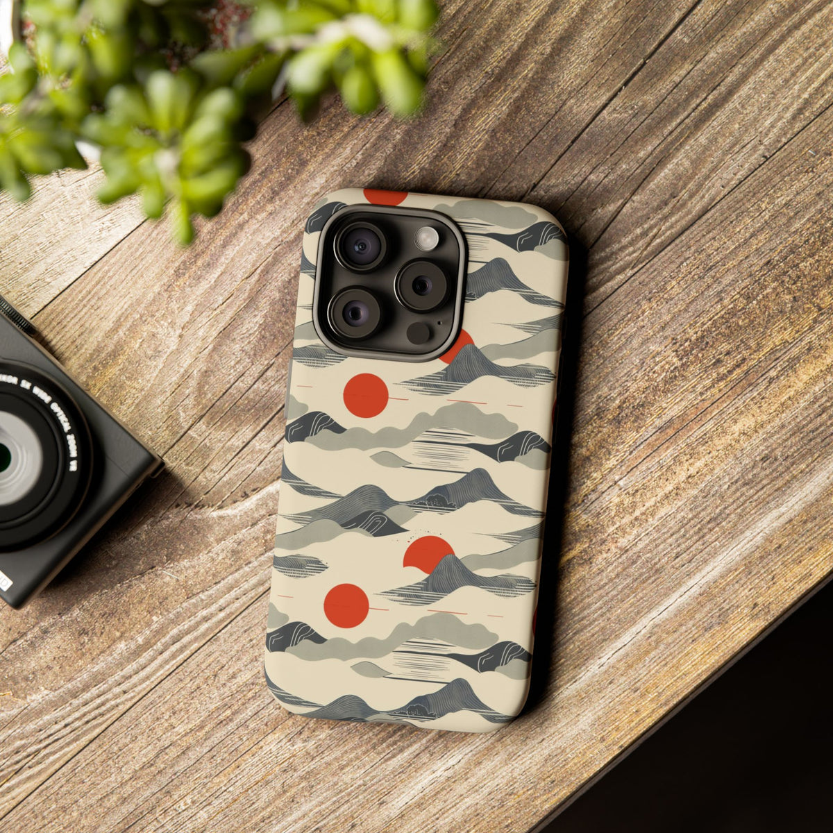 Japanese Pattern Phone Case – Elegant & Timeless Design for Your Phone 048