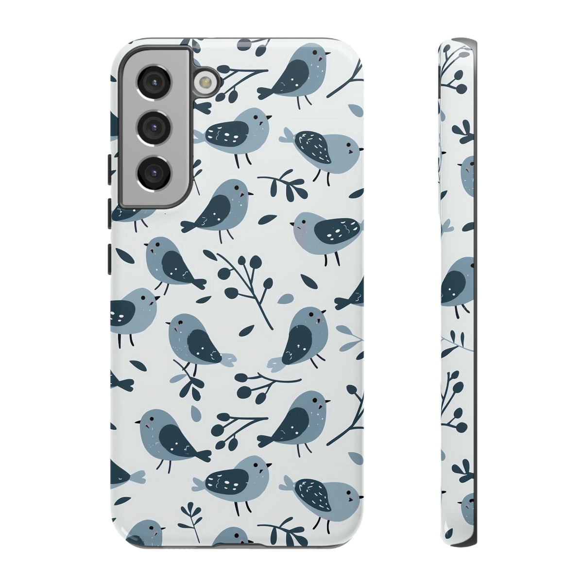 Birds Seamless Pattern Phone Case – Elegant and Timeless Avian Design 10