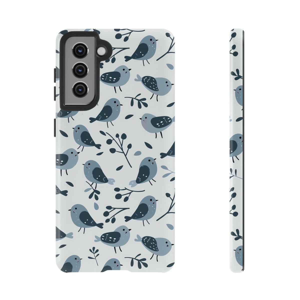 Birds Seamless Pattern Phone Case – Elegant and Timeless Avian Design 10