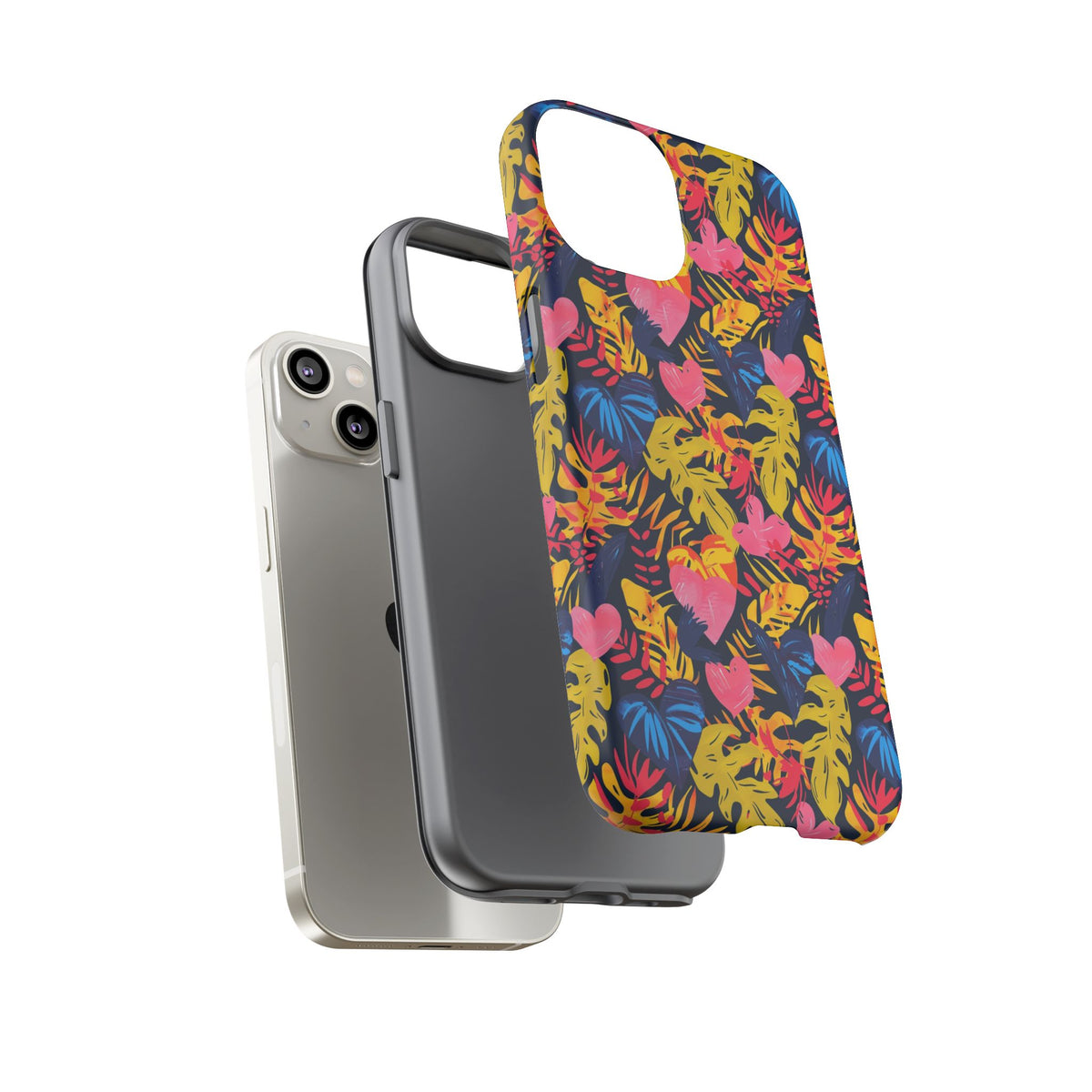 Heart Pattern Phone Case – Stylish & Loving Design for Your Device 360