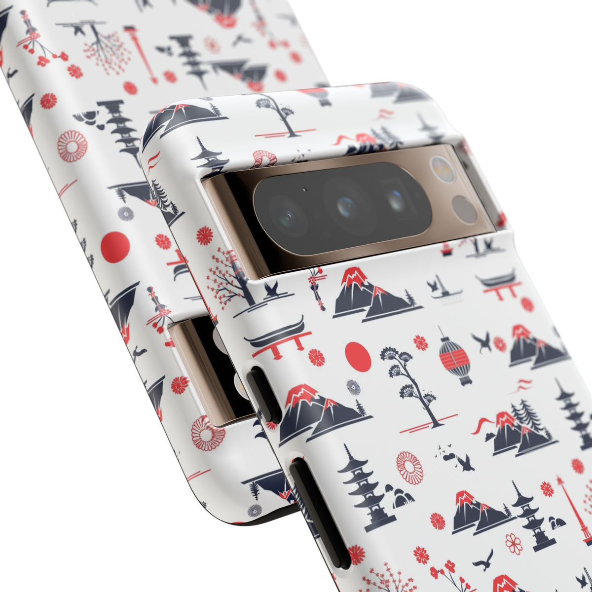 Japanese Pattern Phone Case – Elegant & Timeless Design for Your Phone 079