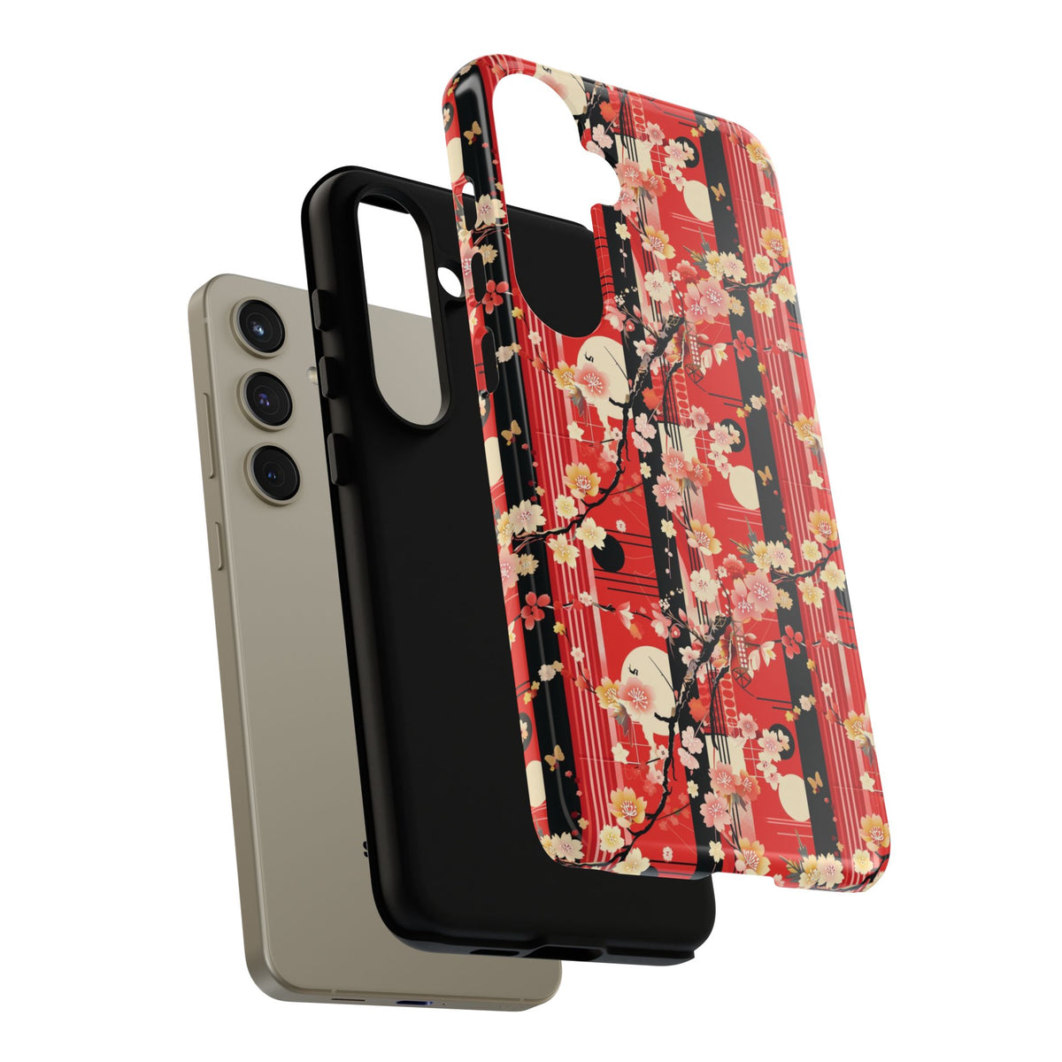 Japanese Pattern Phone Case – Elegant & Timeless Design for Your Phone 026