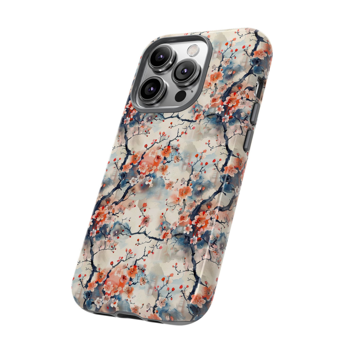 Japanese Pattern Phone Case – Elegant & Timeless Design for Your Phone 039