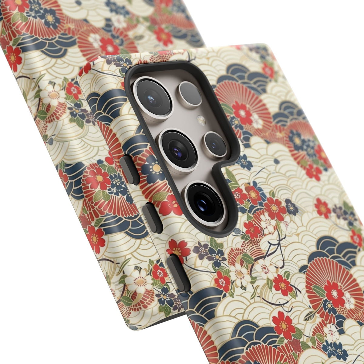 Japanese Pattern Phone Case – Elegant & Timeless Design for Your Phone 124