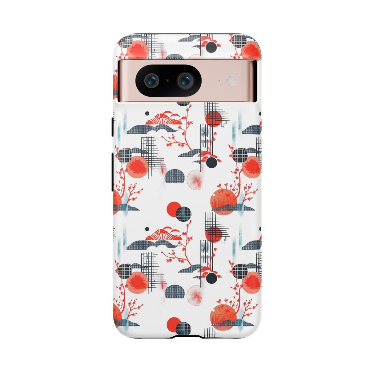 Japanese Pattern Phone Case – Elegant & Timeless Design for Your Phone 082