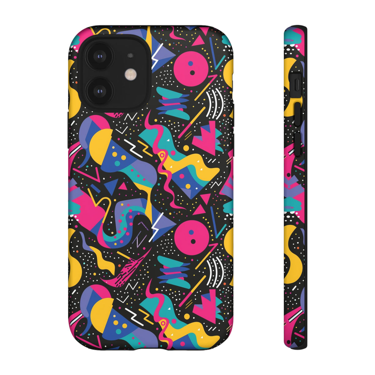 90s Themed Seamless Pattern Phone Case – Embrace Retro Style and Protection 302