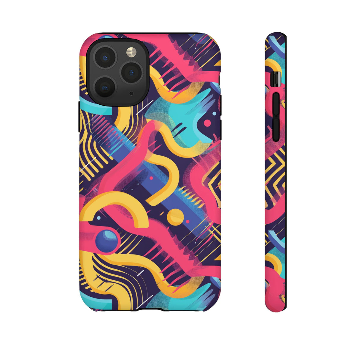 Retro 80s Seamless Phone Case – Vintage Style Meets Modern Protection 2