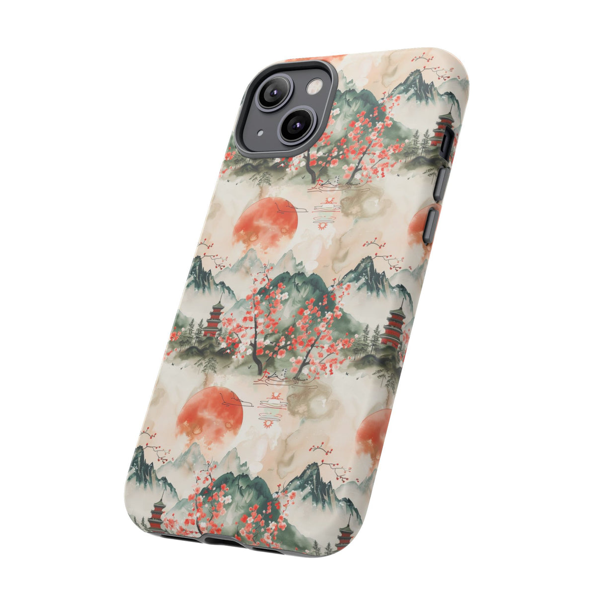 Japanese Pattern Phone Case – Elegant & Timeless Design for Your Phone 057