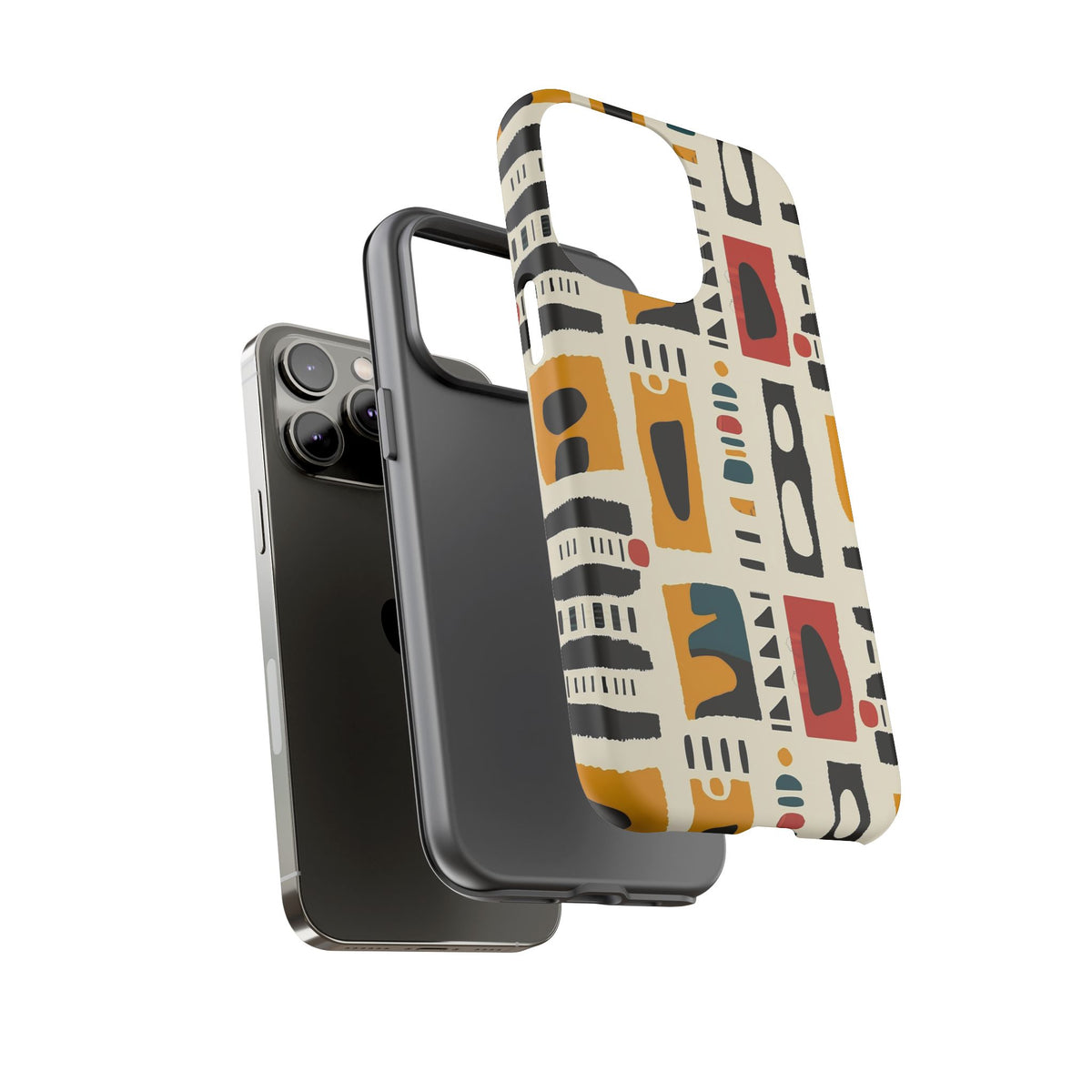 Stylish African Pattern Phone Case – Unique and Vibrant Protection 260