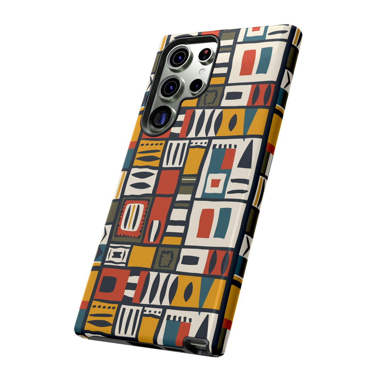 Stylish African Pattern Phone Case – Unique and Vibrant Protection 013