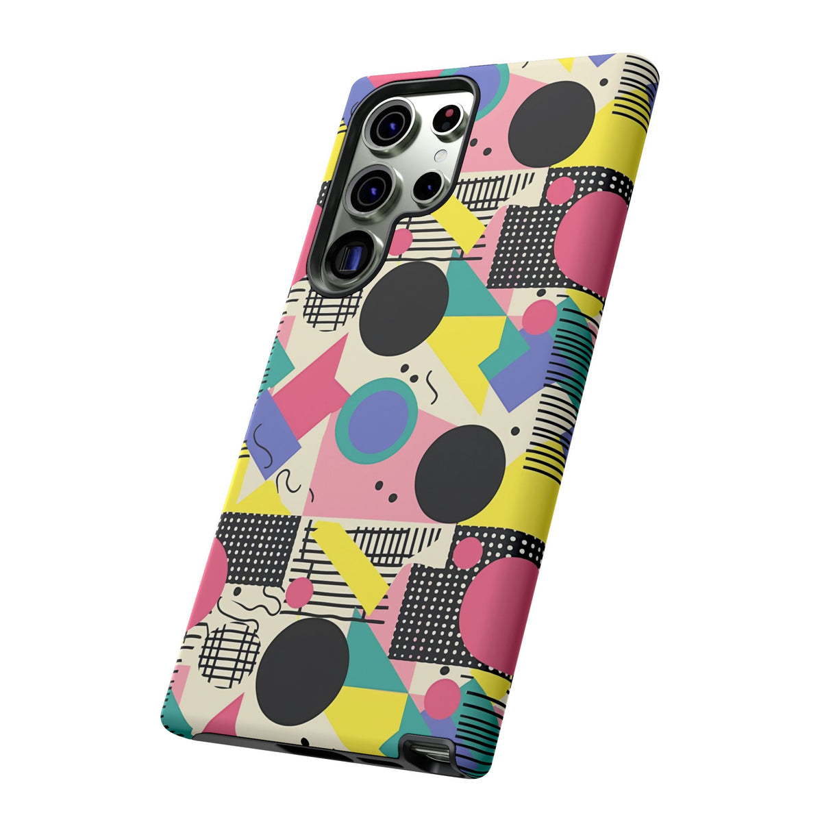 90s Themed Seamless Pattern Phone Case – Embrace Retro Style and Protection 228