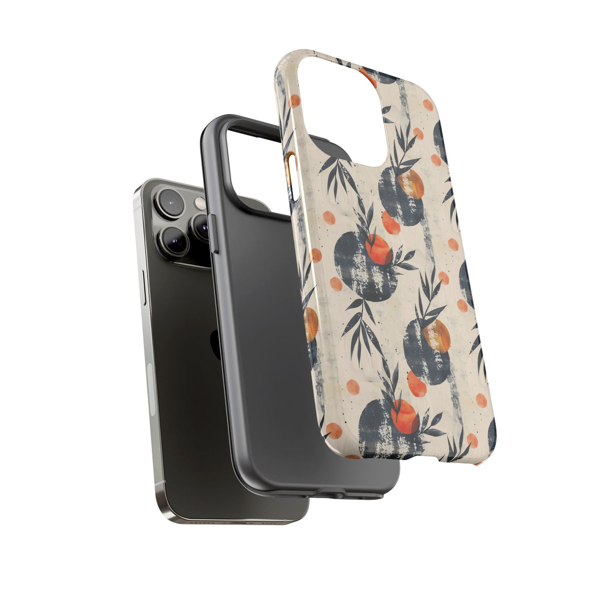 Japanese Pattern Phone Case – Elegant & Timeless Design for Your Phone 088