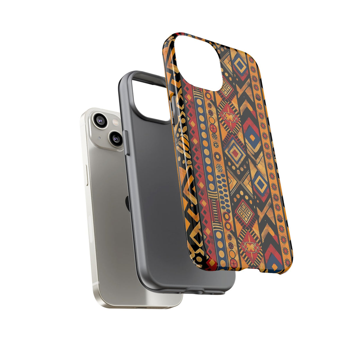 Stylish African Pattern Phone Case – Unique and Vibrant Protection 148