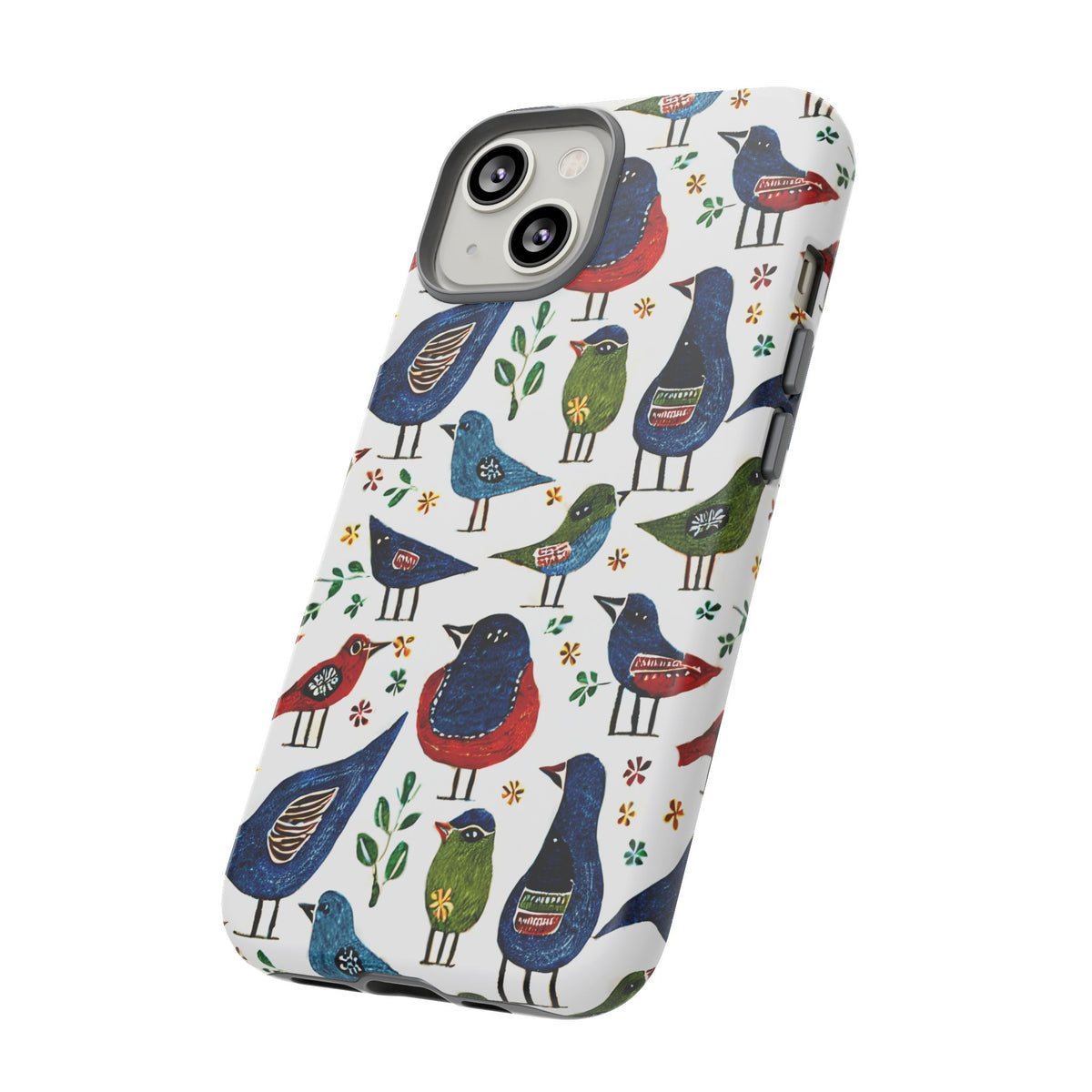 Birds Seamless Pattern Phone Case – Elegant and Timeless Avian Design 12