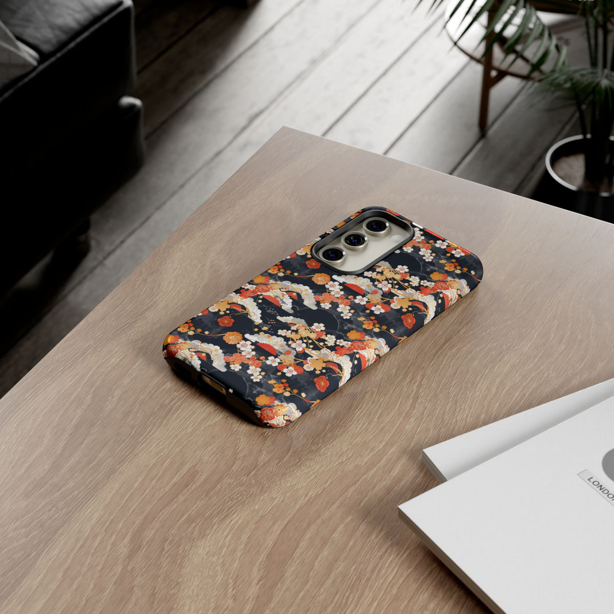 Japanese Pattern Phone Case – Elegant & Timeless Design for Your Phone 108