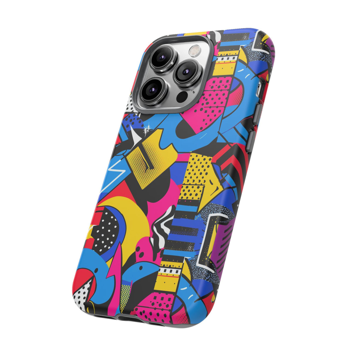 Retro 80s Seamless Phone Case – Vintage Style Meets Modern Protection