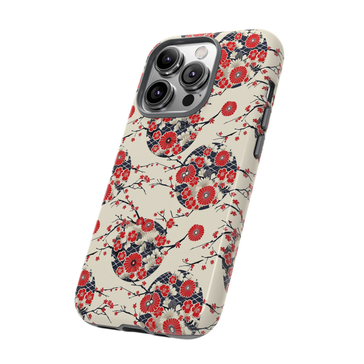 Japanese Pattern Phone Case – Elegant & Timeless Design for Your Phone 138