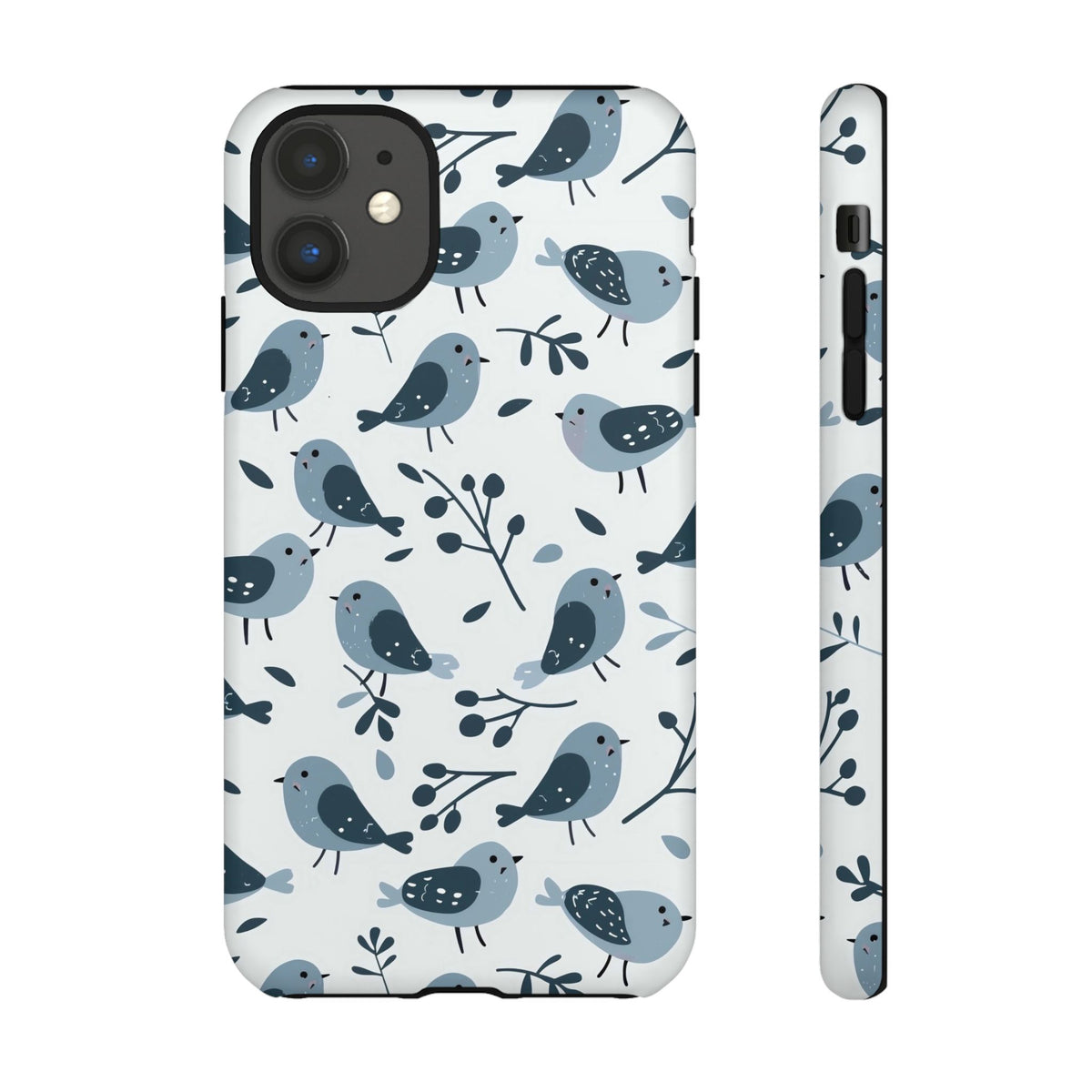 Birds Seamless Pattern Phone Case – Elegant and Timeless Avian Design 10