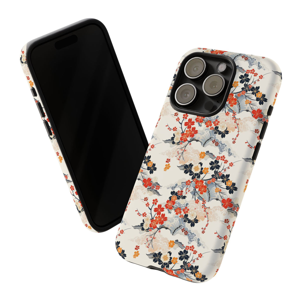 Japanese Pattern Phone Case – Elegant & Timeless Design for Your Phone 302