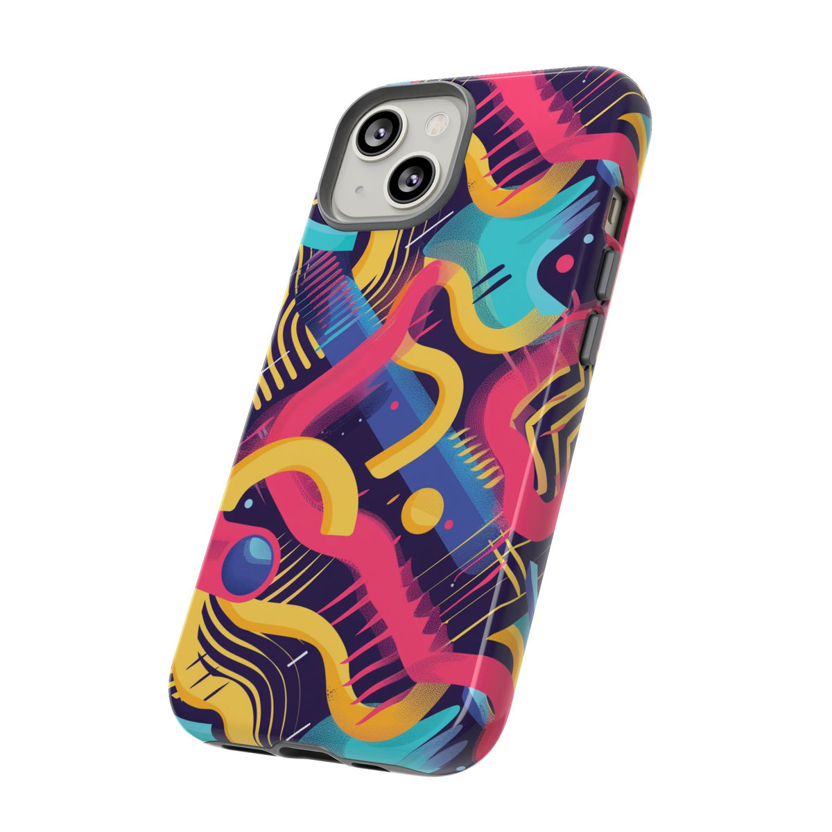 Retro 80s Seamless Phone Case – Vintage Style Meets Modern Protection 2